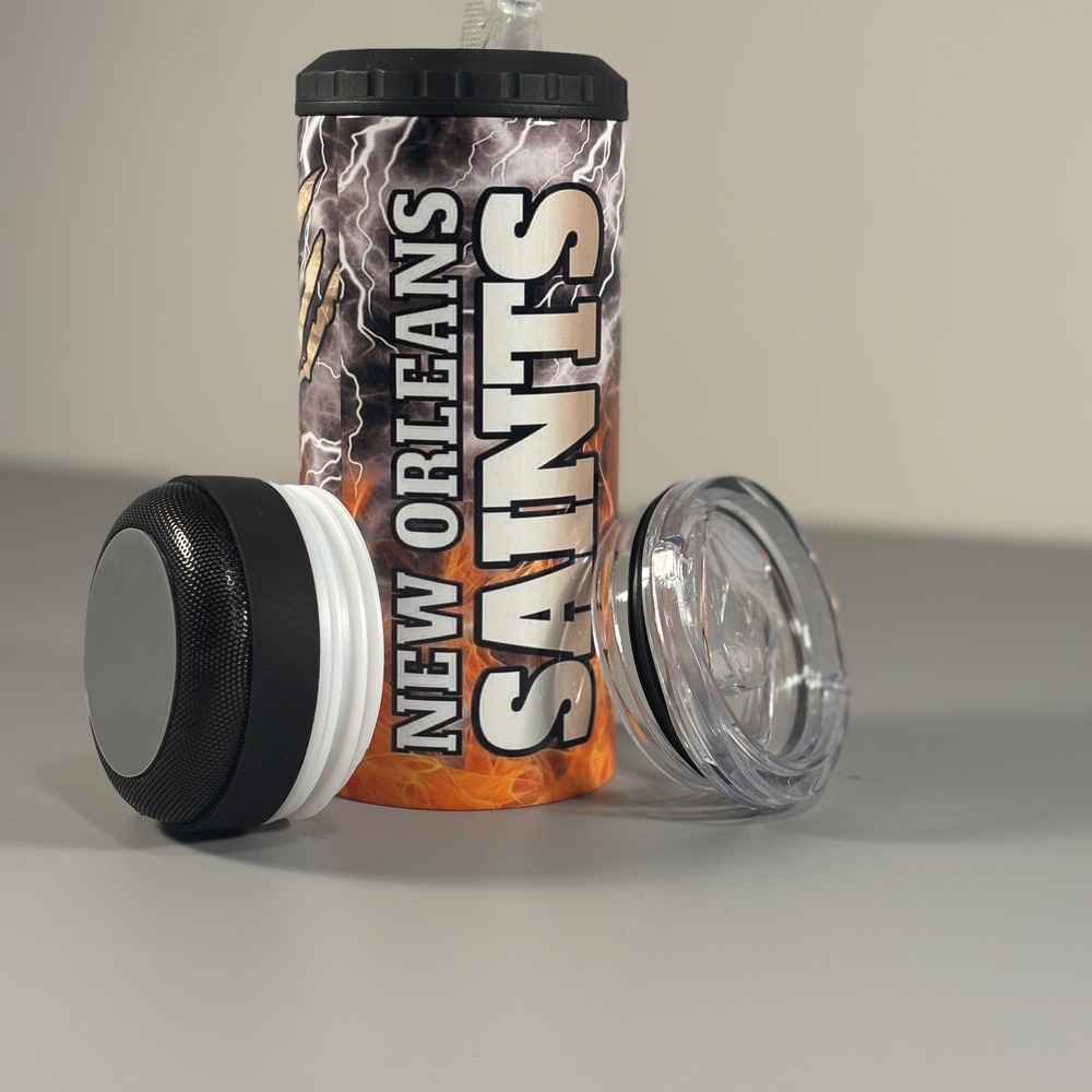 New Orleans Saints 4-in-1 Tumbler Bluetooth Floating Speaker Can Bottle Cooler
